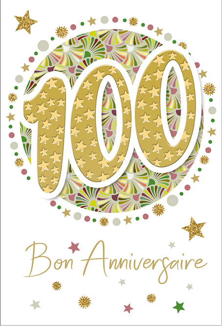 Carte Anniv. 100 ans