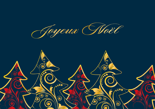 Carte A5 Joyeux Noël