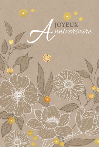 Carte Anniversaire